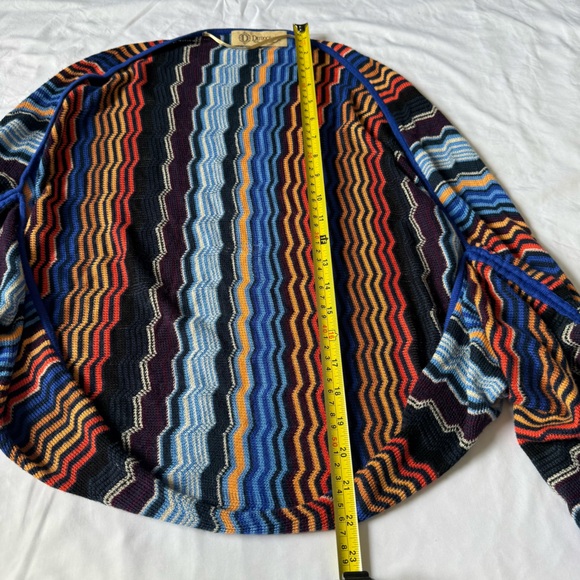 Democracy Multicolor Zigzag Knit Sweater No Size but feels like M - Picture 4 of 6